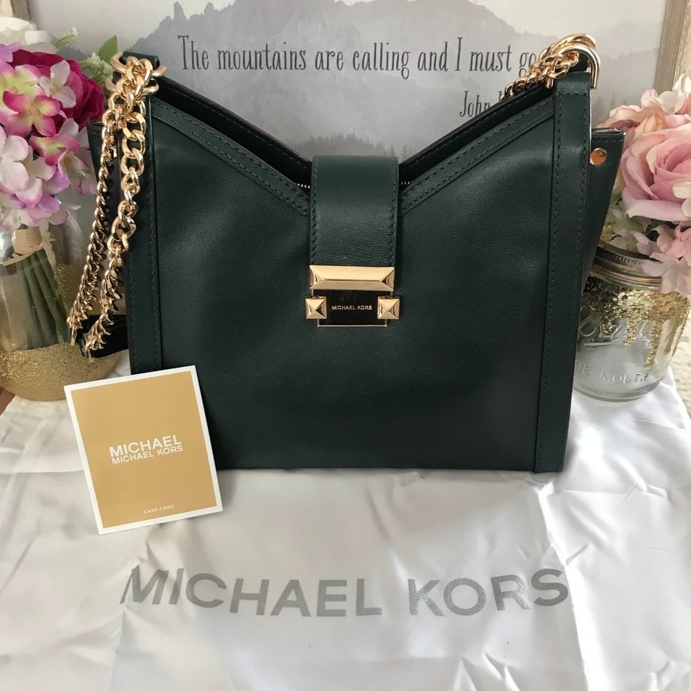 NWT/Dust Bag Michael Kors Sm Whitney Tote Green